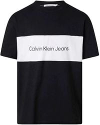 Calvin Klein - Round-Neck T-Shirt - Lyst