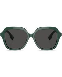 Burberry - Be4389 Joni Square-frame Brand-embellished Acetate Sunglasses - Lyst