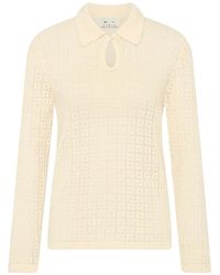 The Upside - Frederica Open-Knit Sweater - Lyst