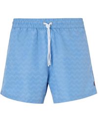 Missoni - Drawstring Swim Shorts With Zigzag Pattern - Lyst