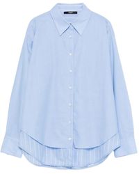 Seventy - Striped Layered Shirt - Lyst
