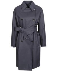 Max Mara - Double-Breasted Belted Trench Coat - Lyst