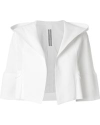 Rick Owens Kurze Jacke - Weiß