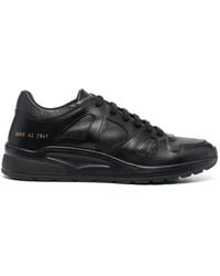 Common Projects - Track Technical Leather Low-top Sneakers - Lyst