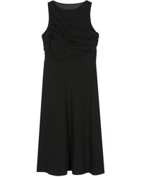 DKNY - Draped-detail Dress - Lyst
