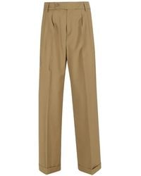 Briglia 1949 - Pleated Pressed-Crease Trousers - Lyst