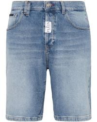 Philipp Plein - Formentera Low-Rise Denim Shorts - Lyst