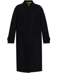 Versace - Single-Breasted Coat - Lyst