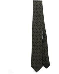 Karl Lagerfeld - Geometric-Pattern Silk Tie - Lyst