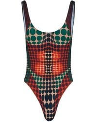 Jean Paul Gaultier - Re-Edition Printed Swimsuit - Lyst