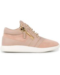 Giuseppe Zanotti - Runner Suede-panel Sneakers - Lyst