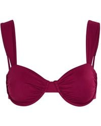 Away That Day - Isla Del Sol Ruched Underwired Bikini Top - Lyst