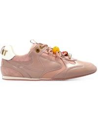 Kurt Geiger - Kurt Bead Slim Runner Sneakers - Lyst