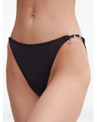 MICHAEL Michael Kors - Chain-Link Logo-Charm Bikini Bottoms - Lyst