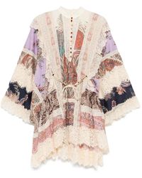 Zimmermann - Rhiannon Billow Kleid - Lyst