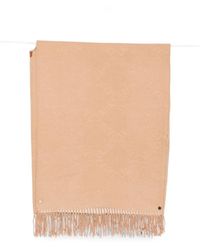 Liu Jo - Logo-Jacquard Fringed Scarf - Lyst