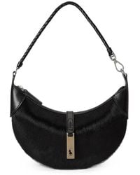 Polo Ralph Lauren - Polo Id Haircalf Mini Shoulder Bag - Lyst