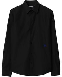 Burberry - Chemise À Logo Brodé Ekd - Lyst