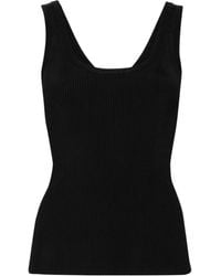 Zimmermann - Halliday Ribbed Tank Top - Lyst