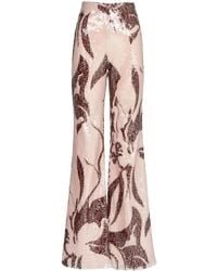 Silvia Tcherassi - Avellino Sequin-Embellished Trousers - Lyst