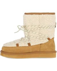 Mexx - Lace-Up Shearling Boots - Lyst