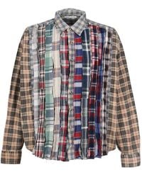 Needles - Camicia Ribbon Con Design Patchwork - Lyst