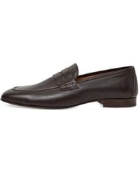 Hackett - Regal Saddle Leather Loafers - Lyst
