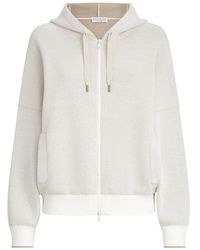 Brunello Cucinelli - Hoodie À Fermeture Zippée - Lyst