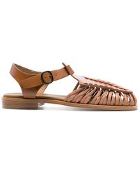 Hereu - Alaro Caged Leather Sandals - Lyst