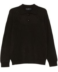 arch4 - Mr. Darius Ribbed-Knit Polo Shirt - Lyst