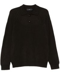 arch4 - Mr. Darius Ribbed-Knit Polo Shirt - Lyst