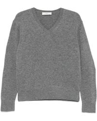 DUNST - V-Neck Knitted Sweater - Lyst
