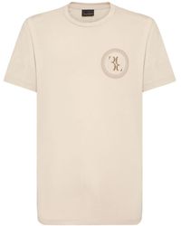 Billionaire - Logo-embroidered Cotton T-shirt - Lyst