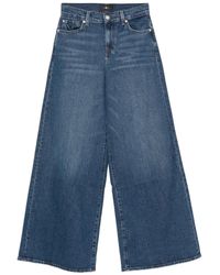 7 For All Mankind - Jeans mit hohem Bund - Lyst