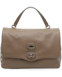 Zanellato - Medium Postina Studded Leather Shoulder Bag - Lyst