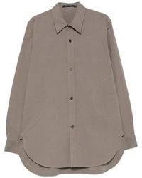 Sofie D'Hoore - Curved-Hem Long-Sleeve Shirt - Lyst