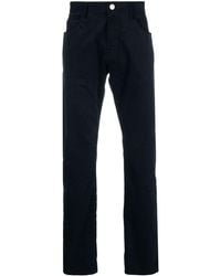 Giorgio Armani - Mid-rise Cotton Straight Jeans - Lyst