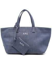 A.P.C. - Small Drummer Tote Bag - Lyst