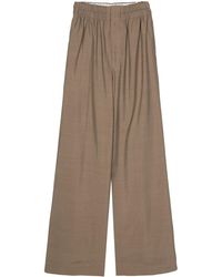 Quira - Textured Wide Trousers - Lyst