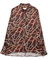 Robert Friedman - Chemise À Imprimé Chaines - Lyst