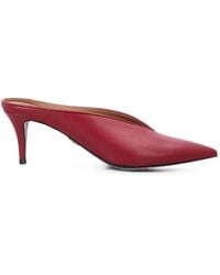 Stella McCartney - Pointed-Toe V-Cut Mules - Lyst