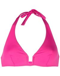 Eres - Top Bikini Uni Con Scollo All'Americana - Lyst