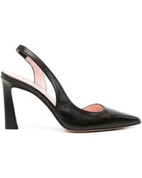 Anna F. - 100mm Slingback Leather Pumps - Lyst