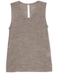 Lauren Manoogian - Fine-Knit High-V Vest - Lyst
