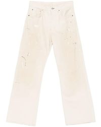 Acne Studios - Vaqueros Con Parche Del Logo - Lyst