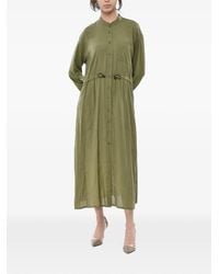 Woolrich - Drawstring-Waist Maxi Dress - Lyst