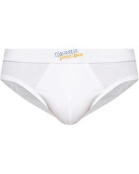 DSquared² - Embroidered Logo Brief - Lyst