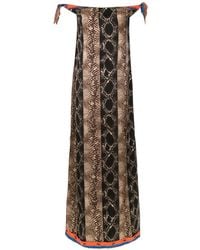 Amir Slama - Off The Shoulder Long Dress - Lyst