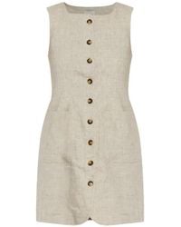 Posse - Emma Button-Down Mini Dress - Lyst