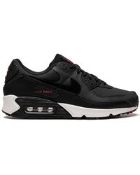 Nike - Air Max 90 "anthracite Team Red" Sneakers - Lyst